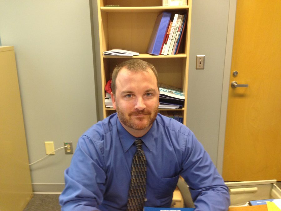 Math teacher Mr. John Christiansen switched from a boarding school to Country Day community