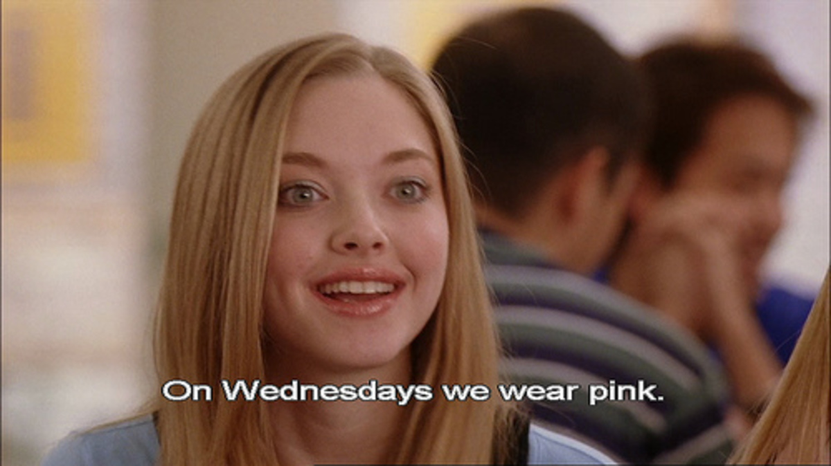 Mean Girls On Wednesdays We Wear Pink Kid's Pink T-Shirts