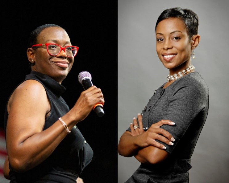 Pictured above is Nina Turner (left) and Shontel Brown (right)